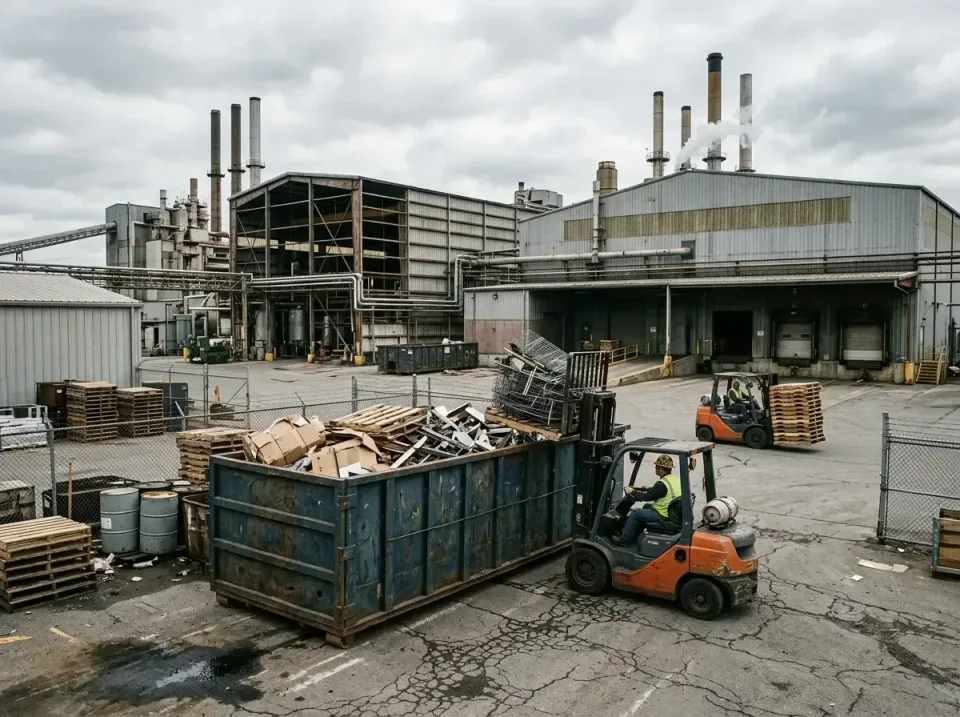 industrial-factory-scrap-conta-003 — frequently asked questions, Cheap Roll-off Dumpster Rentals in Flint, MI